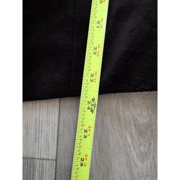 Chicos Womens Black Velvet Double-Breasted Blazer W/ Gold Buttons Size XL 3 - Picture 5 of 6